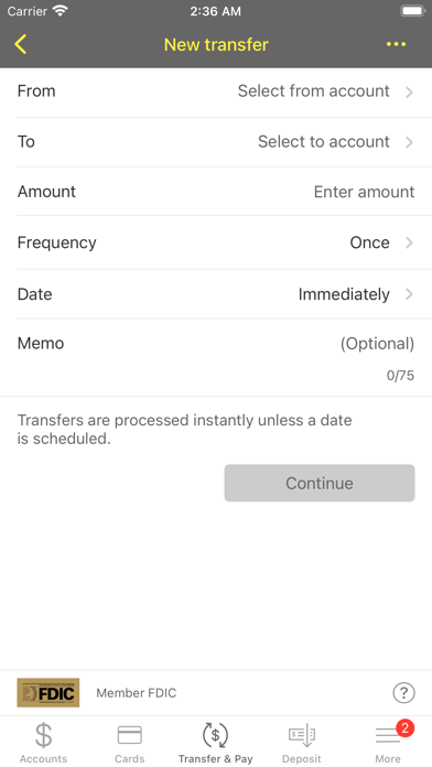 CornerStone Bank (VA) Screenshot