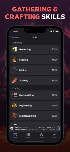 Craftbound - MMO Idle RPG - Screenshot 1