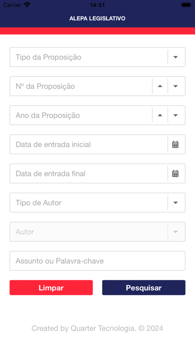 Legislativo ALEPA Screenshot