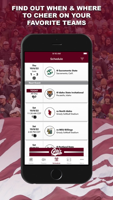 Montana Grizzlies Screenshot