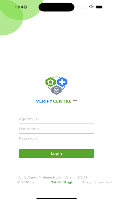 Verify Centre™ Home Health Screenshot