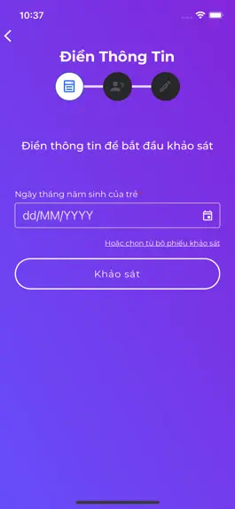 Game screenshot Sàng lọc sớm apk