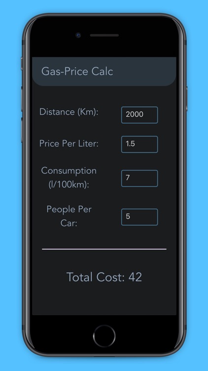 Gas Cost Calculator