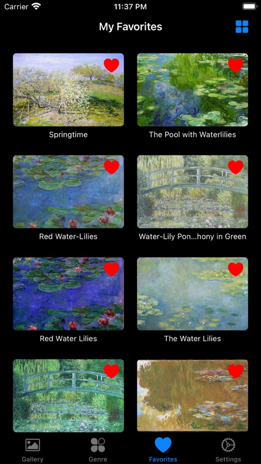 #2. Artlist - Monet Collection (iOS) Podle: Jinan Matrix Information Technology Co., Ltd.