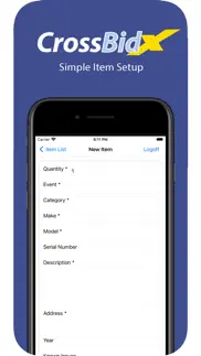 crossbid consignor iphone screenshot 3