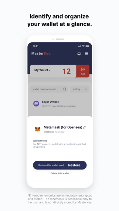 MasterKey: Protect your assets Screenshot