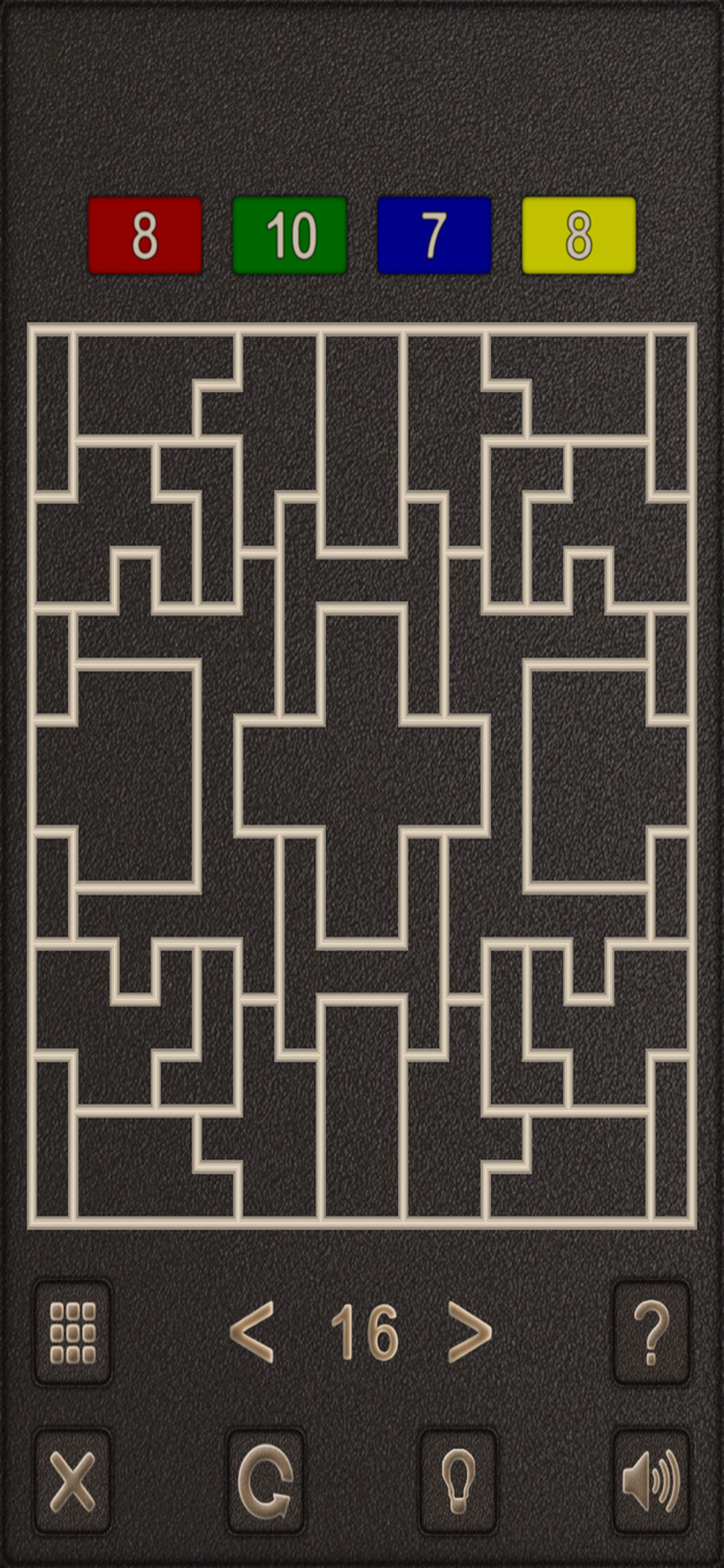 Four Color Shape Puzzle