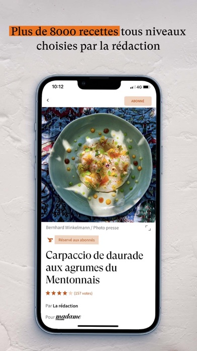 Le Figaro Cuisine Screenshot