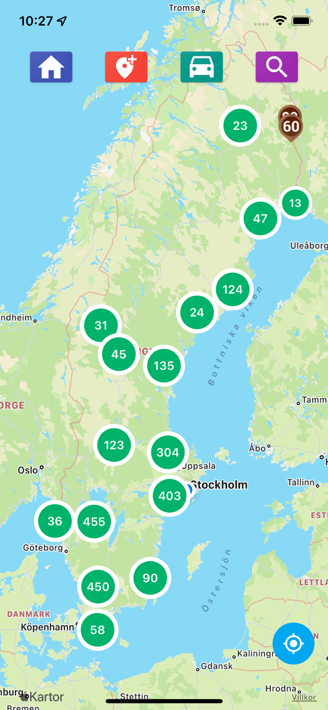 Fartkamera karta