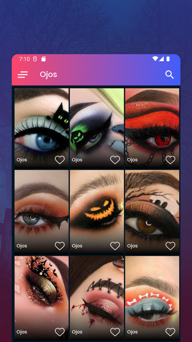 Halloween Makeup Inspired Screenshot