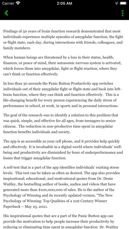 Panic Button Productivity App