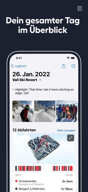 ‎Slopes: Ski & Snowboard Fahren Screenshot