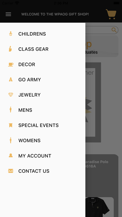 West Point AOG Gift Shop Screenshot