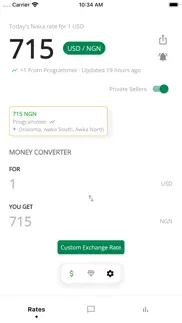 naira to dollar exchange rate iphone screenshot 3
