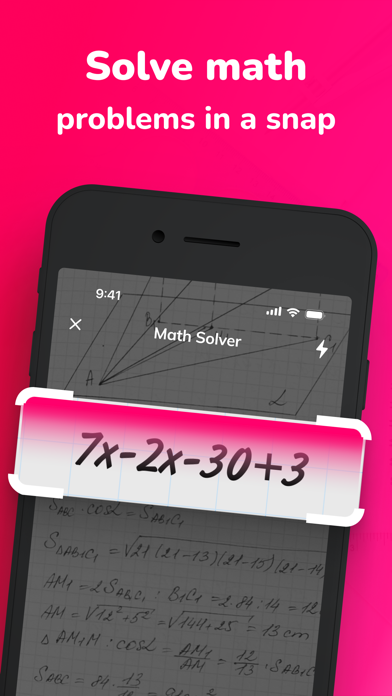 Screenshot #1 pour Math Solver: Caméra Résoudre