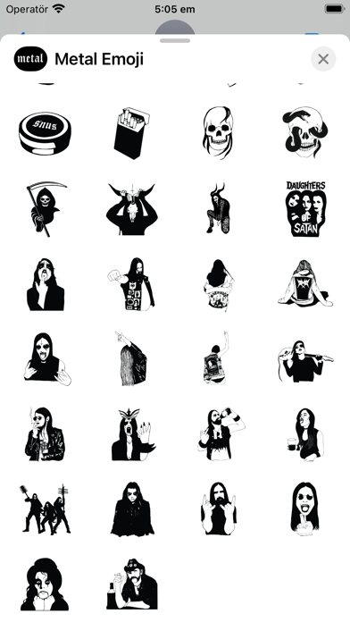 Metal Emoji Screenshot