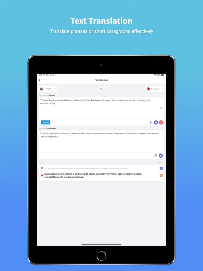 Portuguese Translator  Learn