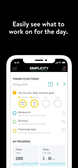 Game screenshot Simplicity Personal Training apk