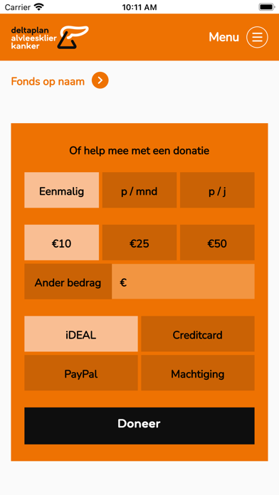 Deltaplan Alvleesklierkanker Screenshot