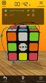 rubiks cube 3d iphone screenshot 1