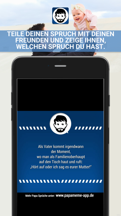 Papa Sprüche Screenshot