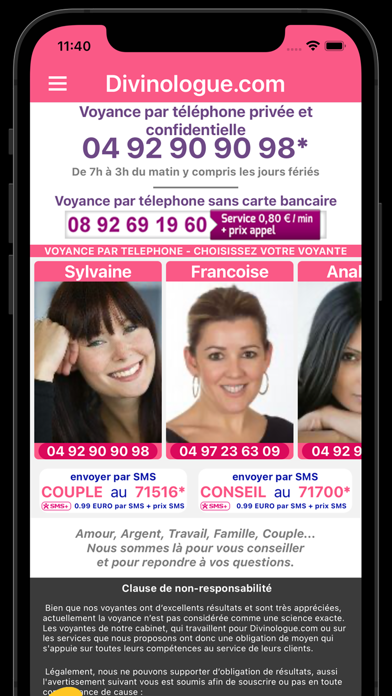 Divinologue: horoscope,voyance Screenshot