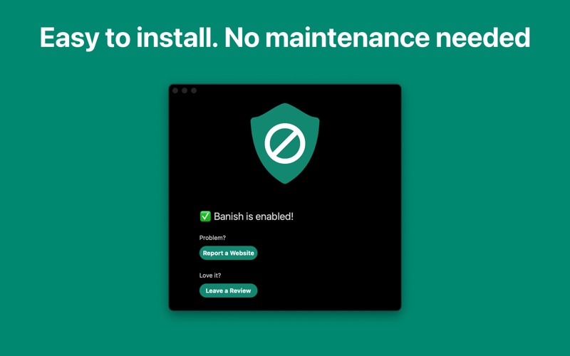 Banish - Block Login Popups screenshot 5