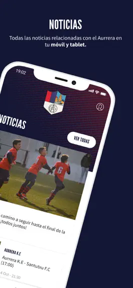 Game screenshot CD Aurrera de Ondarroa apk