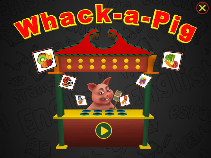 Whack A Pig French Vocab Game
