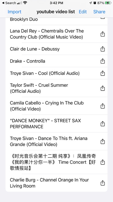 yt-list iPhone screenshot 4 - Photo & Video app