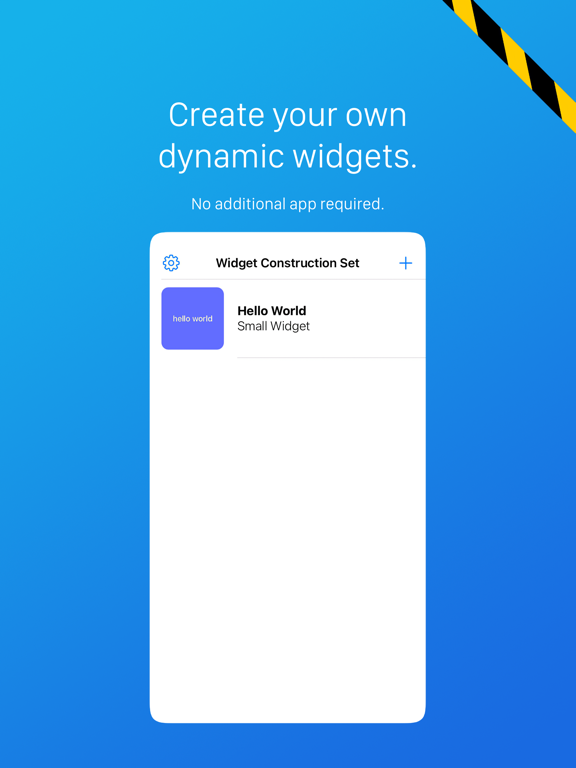Widget Construction Set