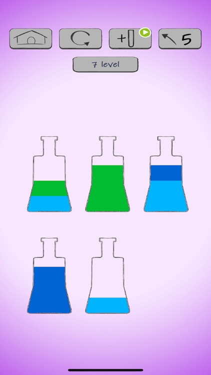 Sort Color Water puzzle game screenshot-4