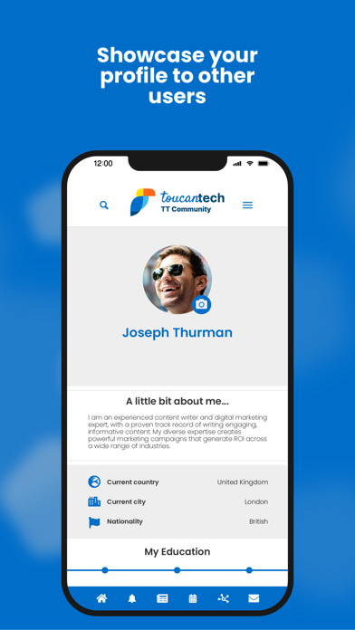 ToucanTech Community Screenshot