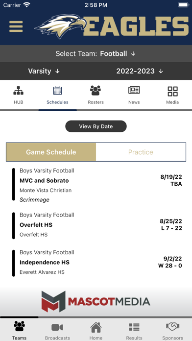 Everett Alvarez Athletics Screenshot