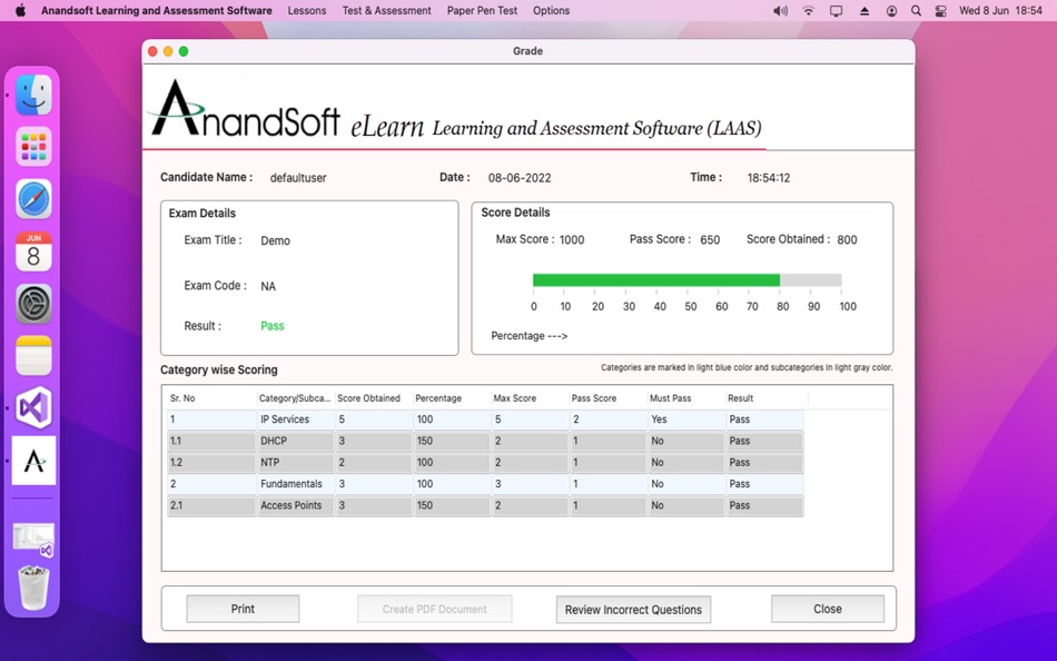 #5. Learning & Assessment Software (macOS) بواسطة: Anand Software and Training Pvt Lyd
