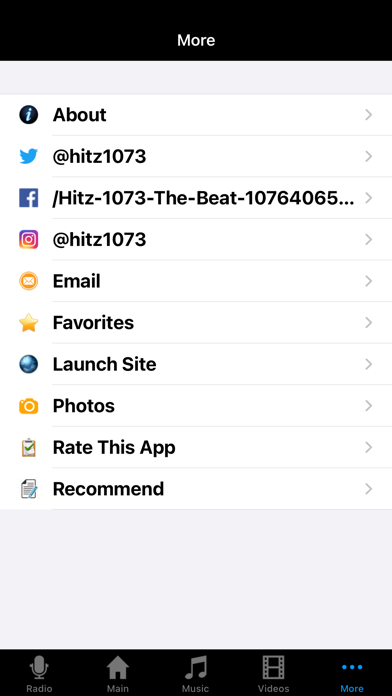 Hitz 107.3 the Beat Screenshot