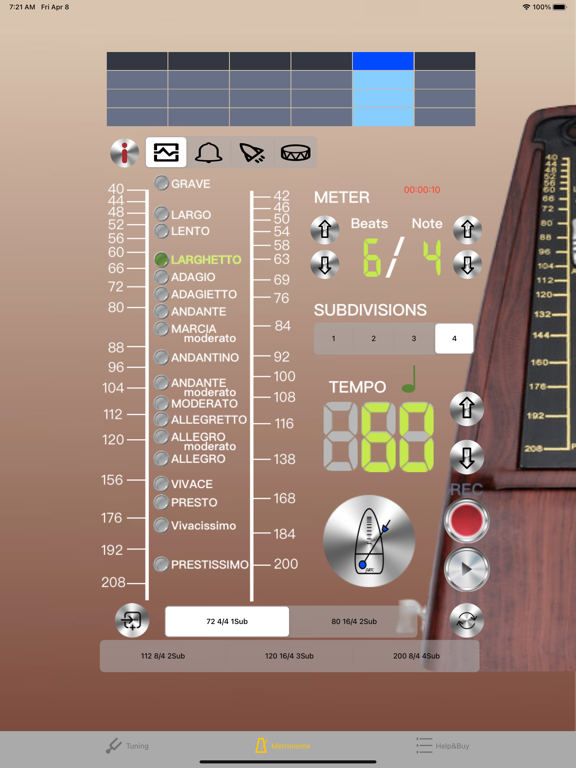 Screenshot #6 pour Oud Tuner - Tuner for Oud