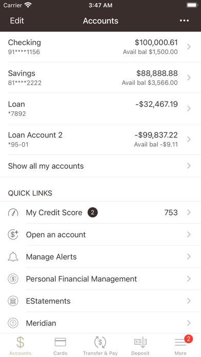 NewFirst National Bank Mobile Screenshot