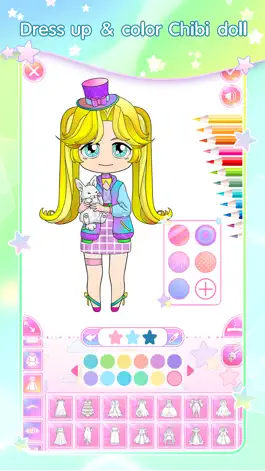 Game screenshot Chibi Doll Coloring & Dress Up apk