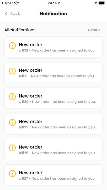 CarryFleet Rider App screenshot-8