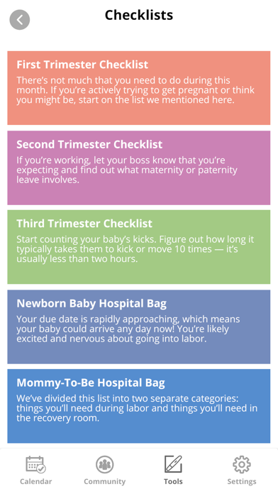 Pregnancy Tracker and Baby Screenshot