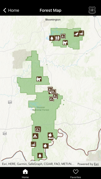 Forest Service Eastern Region Screenshot
