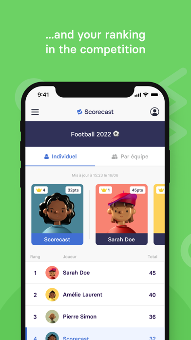 Scorecast Business Screenshot