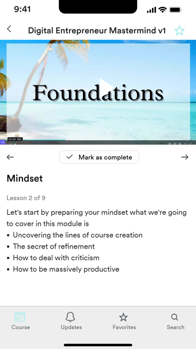 Digital Entrepreneur Academy Screenshot