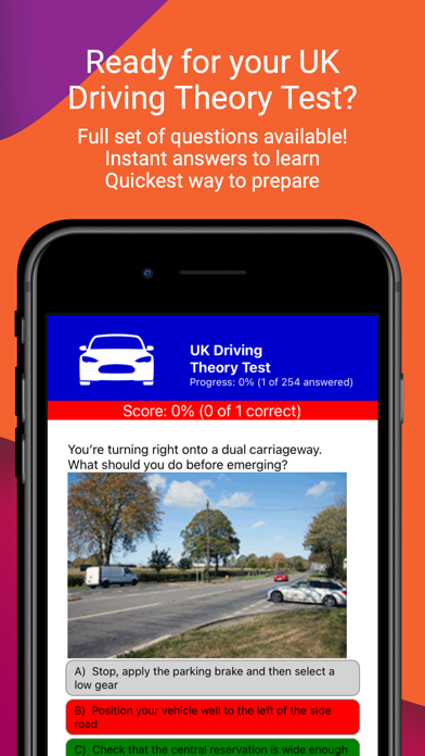 UK Driving Theory Test Screenshot