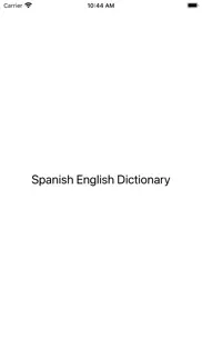 spanish-english-dictionary iphone screenshot 1