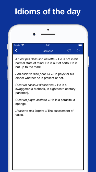 French Idioms and Proverbs Screenshot