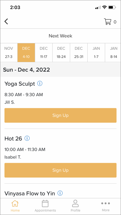 GLO Yoga Studios Screenshot