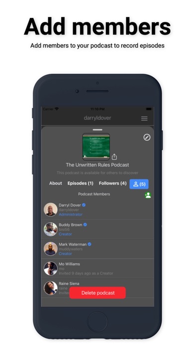 Chatterbox: Social Podcast Screenshot