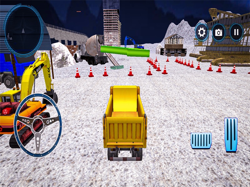 Grand Snow Rescue Excavator screenshot 7